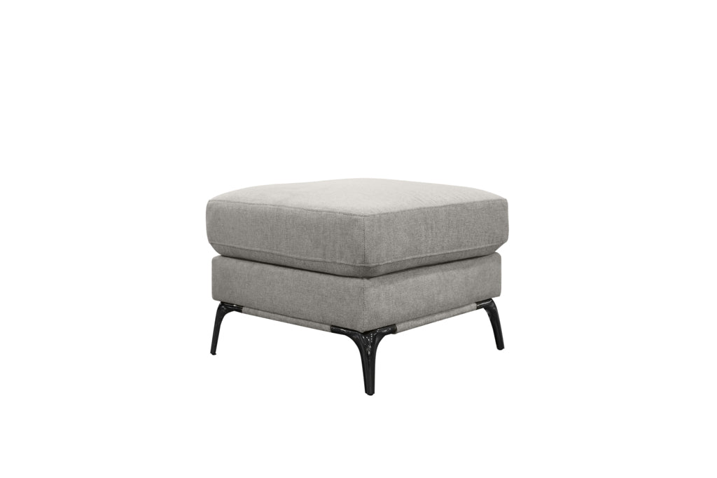 Clubhouse Taupe Ottoman 25"L x 23"D x 18"H