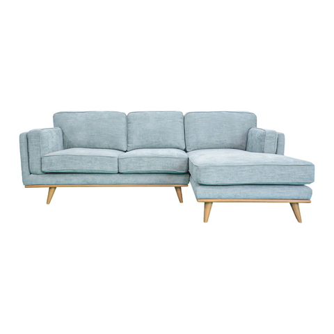 Periwinkle RAF Sectional 89" x 59" x 36"