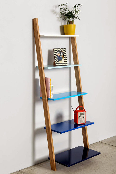 Urban Outfitters Leaning Ladder Shelf 25.5" x 16" x 71"