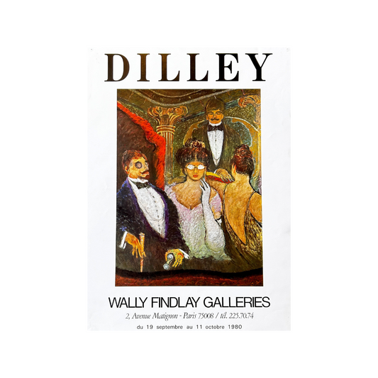 Paris Dilley Art Gallery Poster — Avenue Matignon 20" X 27"