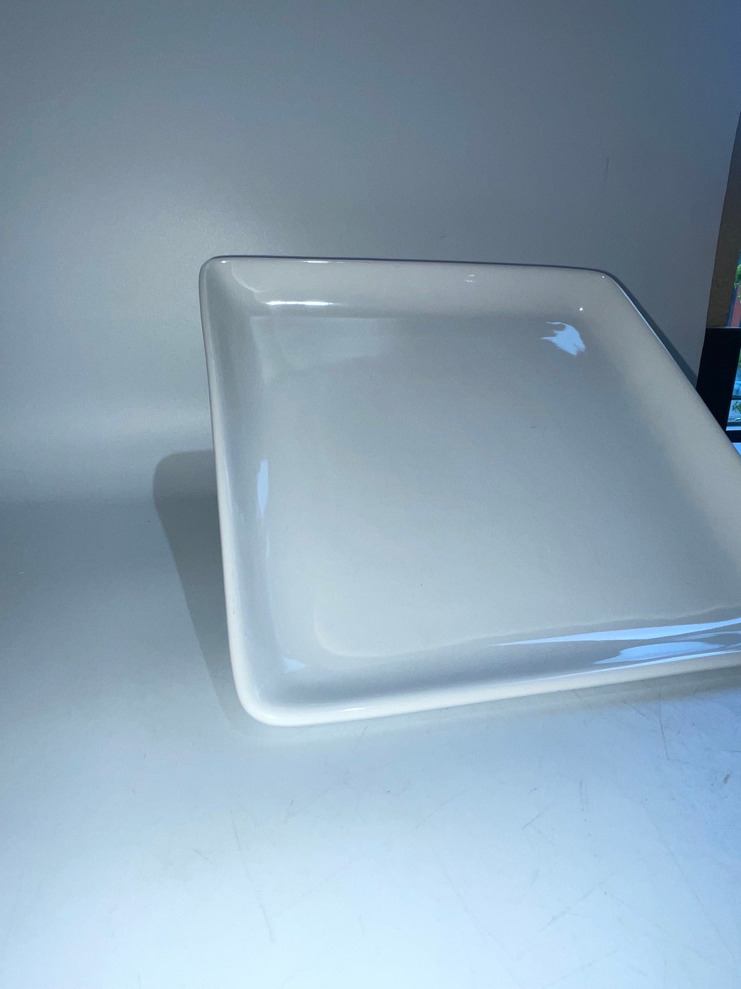 Medium Size White Plate  10" x 10"