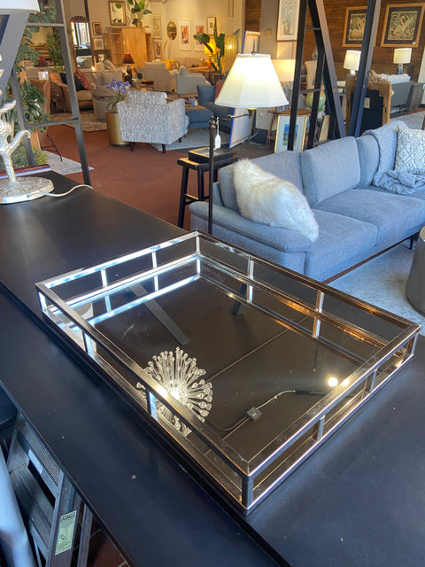 Mirrored Serving Tray 22" x 16" x 3"