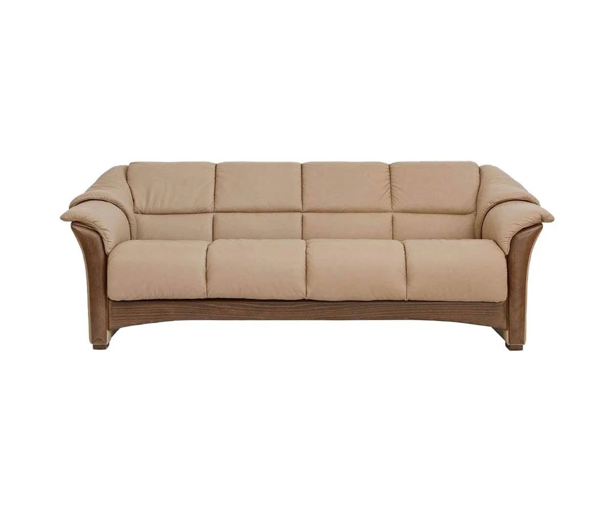 Ekornes Norwegian Tan Couch 80” X 33”