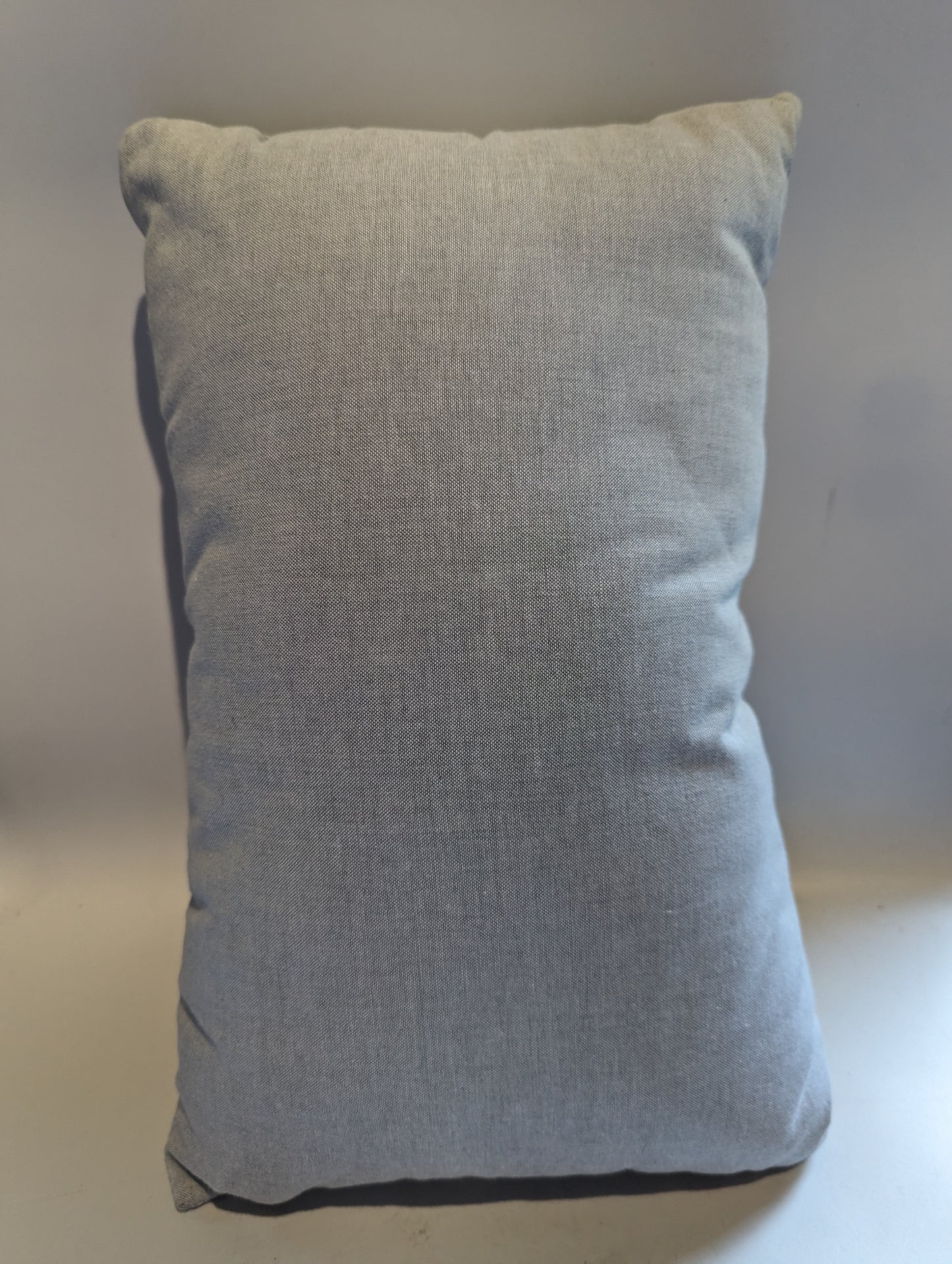 Beautiful Gray Accent Pillow 16" x 10"