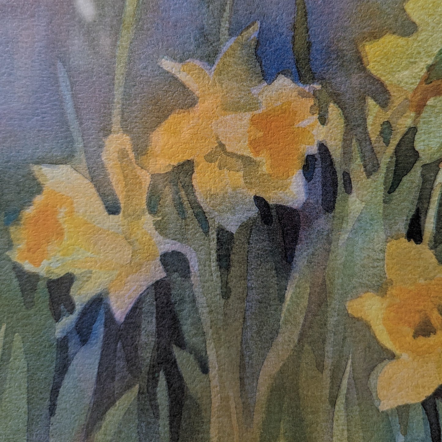 "Golden Daffodils" by Vera Beaumont Signed Edition Serigraph (2/200) 20"x24"