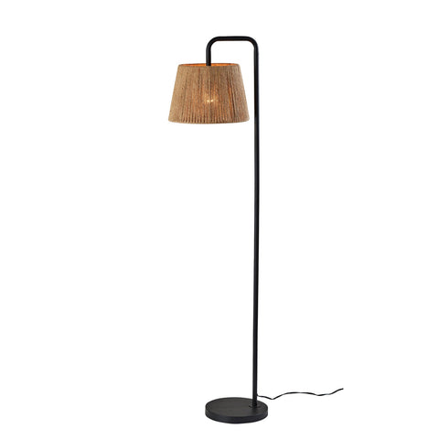Twine-Shaded Floor Lamp 59"H x 12"W x 15"D
