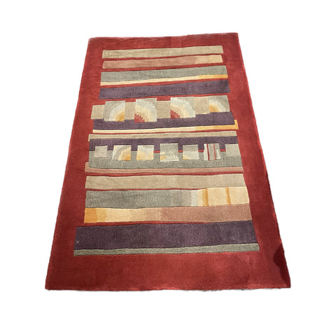 warm toned thick and comfortable canyon sunset rug