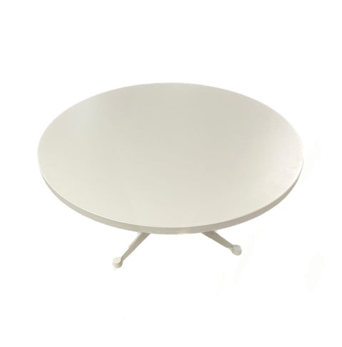Eames for Herman Miller Round Coffee Table - White Laminate 36"x 16"