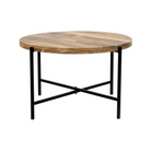industrial wood and metal reversible sides coffee table, the perfect coffee table.