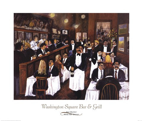 Washington Square Bar & Grill 34.5" x 30"
