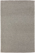 chunky wool textured rug in the color grey or silver