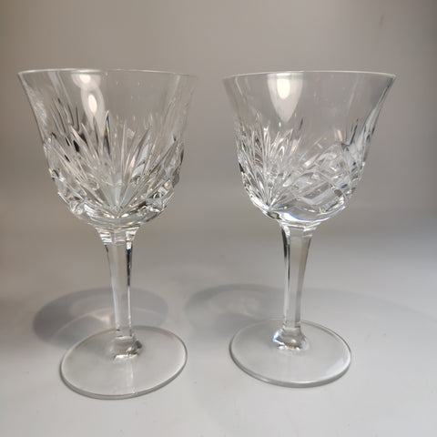 Gorham 5 7/8” Cut Crystal Wine Glass