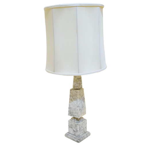 Vintage Leviton Stone Lamp 36" x 17"