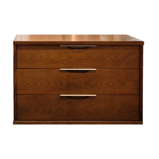 Kent Coffey "The Tableau" 3 Drawer Dresser with Metal Drawer Pulls 36" x 19" x 23"