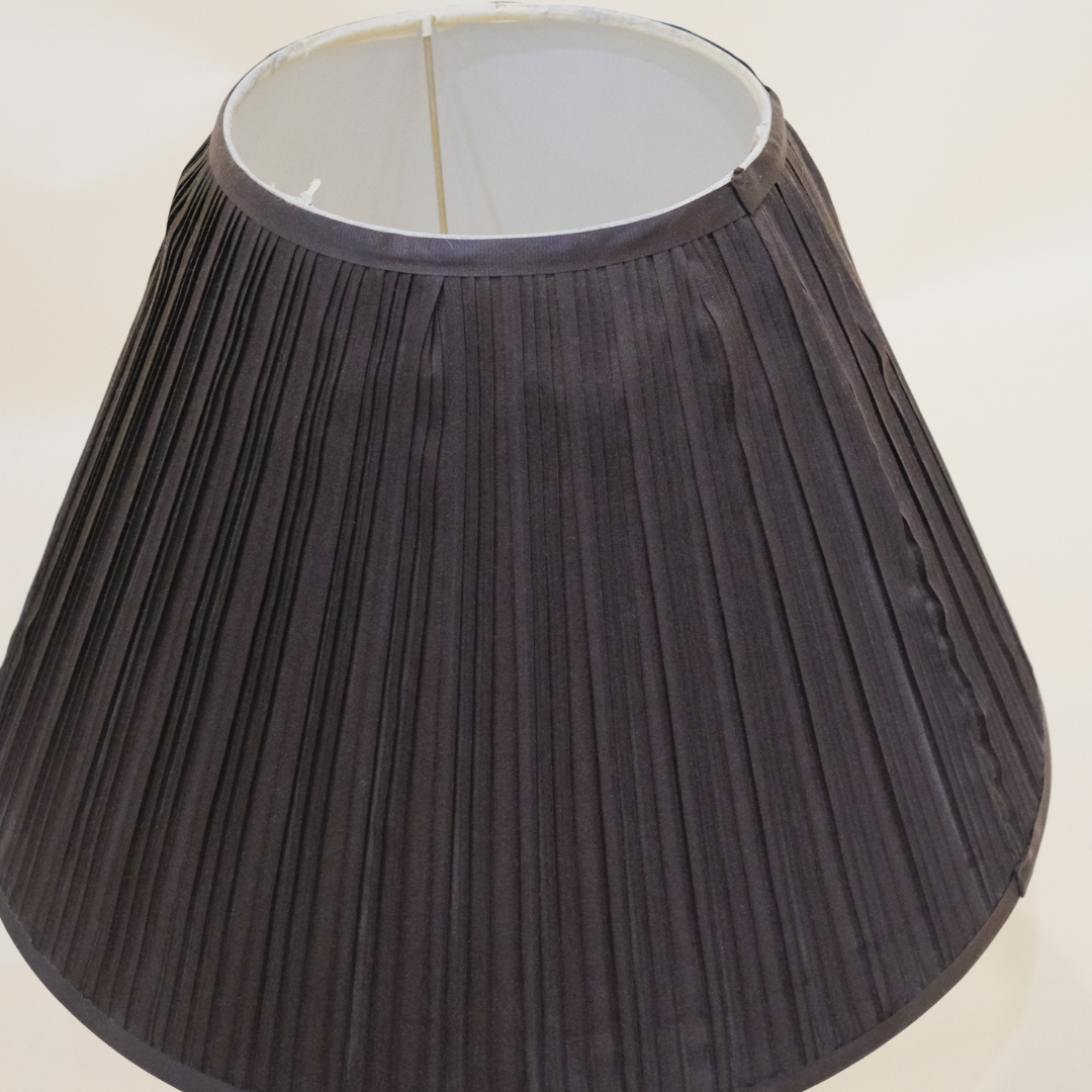 Black Table Lamp 16" x 6" x 24"