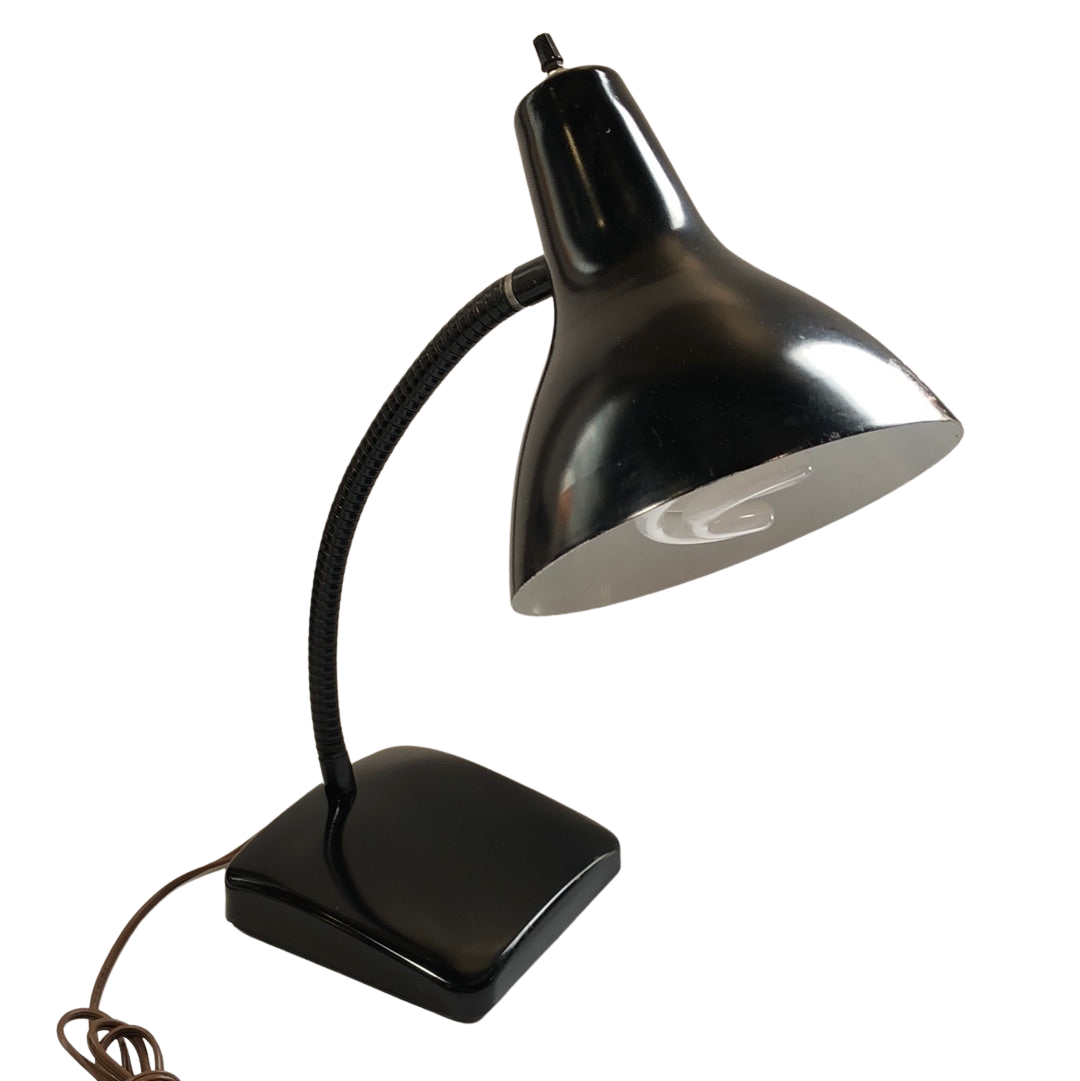 MCM Black Gooseneck Lamp