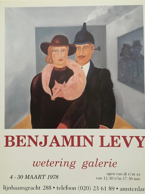 Benjamin Levy, "New Family Portrait", Wetering Gallery 1978 (22.5w x 29t)