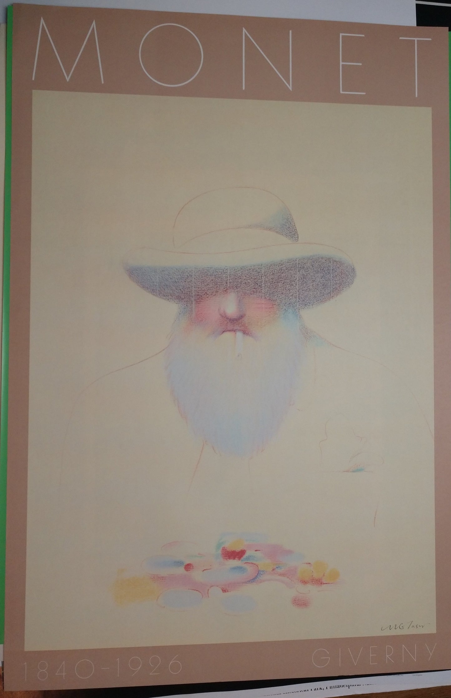 Milton Gaser Monet 1st Edition (24w x 36t)