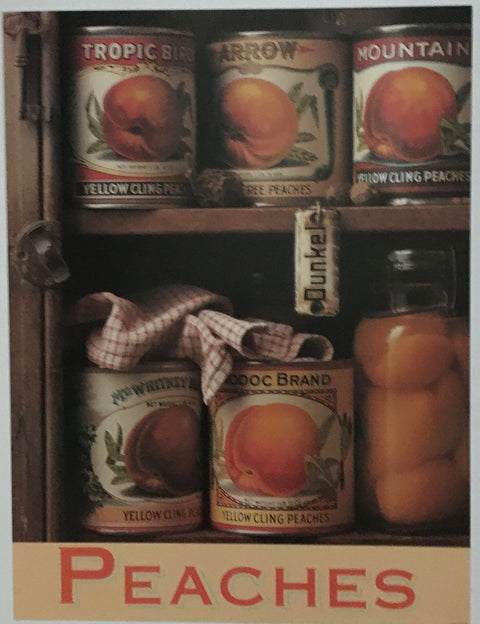 Myron "Canned Peaches" Still life 1991 (18w x 24t)