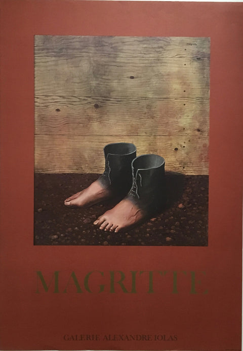 Rene Magritee "La Modele Rouge" 1970's (27.75w x 39.25t)