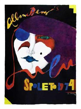 Richard Lindner "Spoleto" 1977 (29.5w x 41.25t)