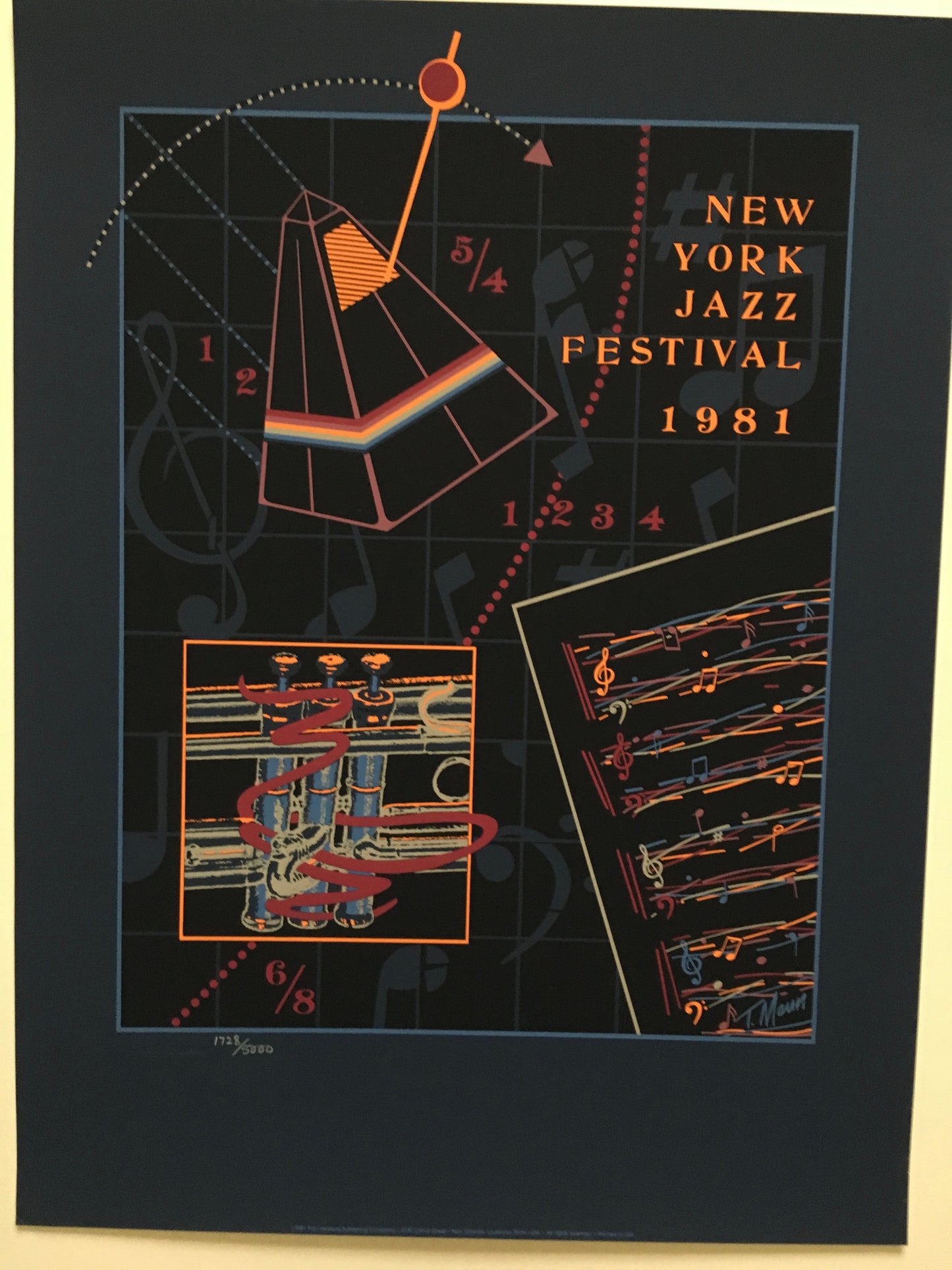 T. Mann NY Jazz Festival 1981 1728/5000 (18w x 24t)