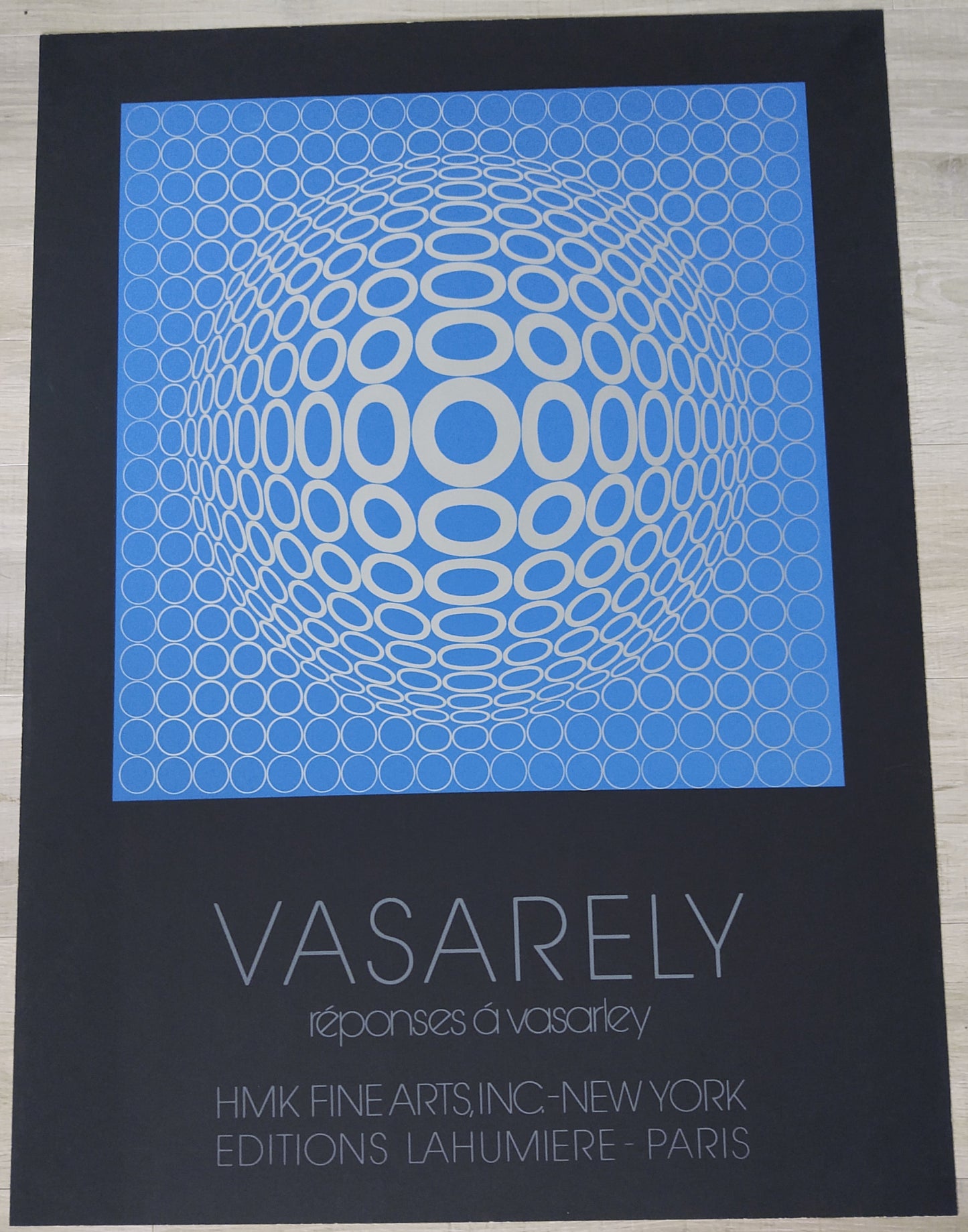 Victor Vasarely HMK Fine Arts NYC-Paris 28.5" x 38.5"