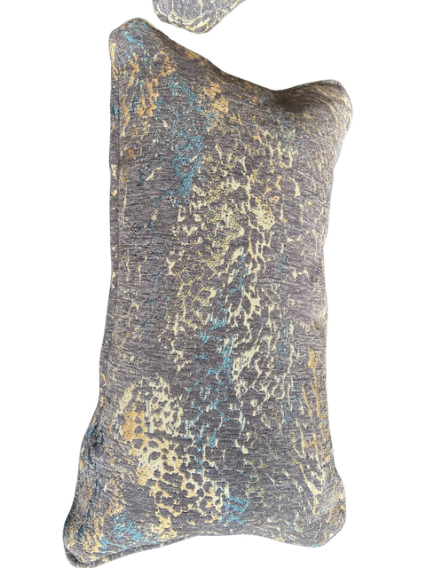 Blue Leopard Pillow