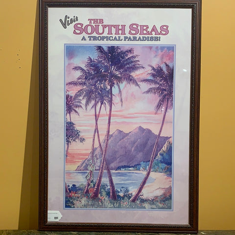 South Pacific Framed Poster
