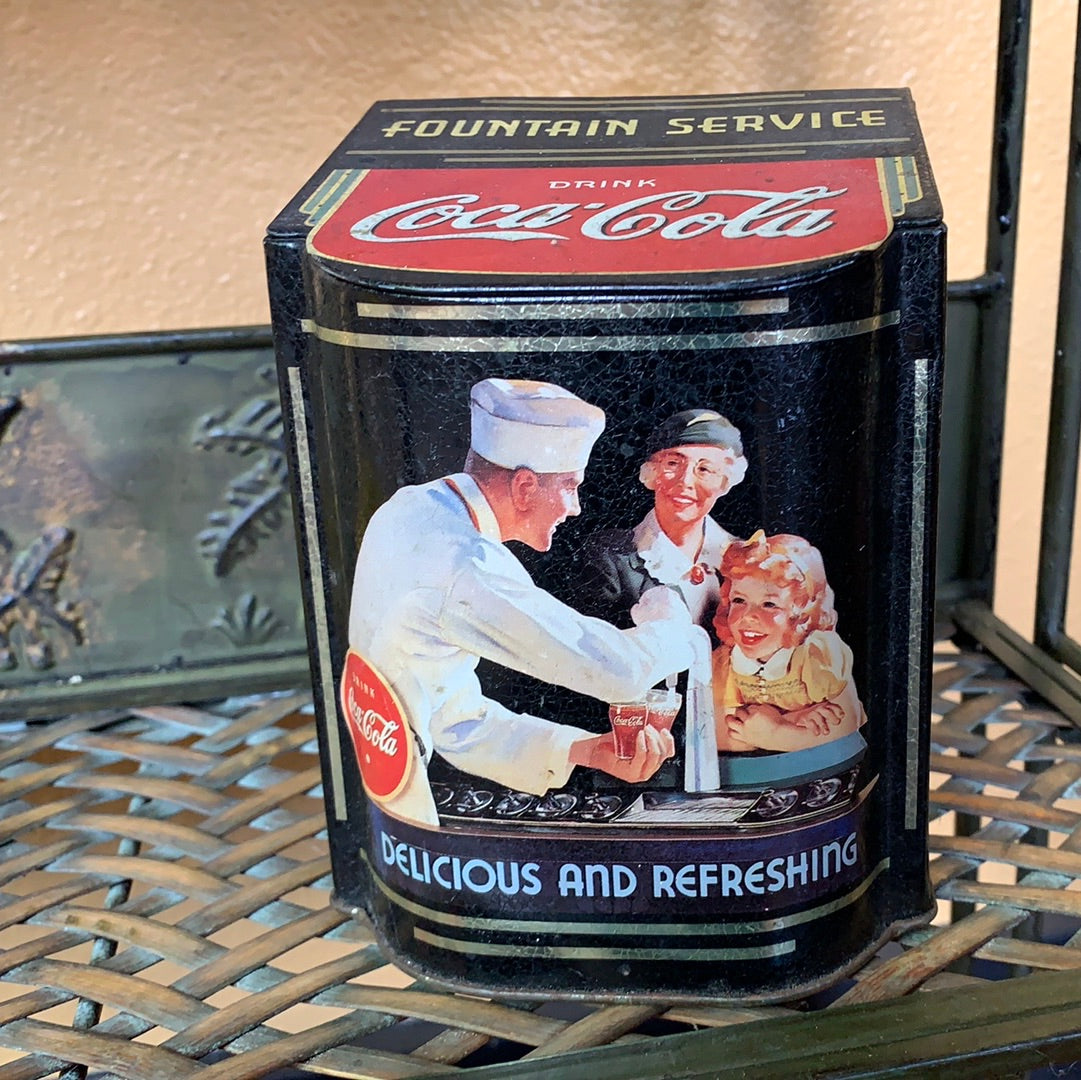 Vtg 1993 Coca-Cola Tin