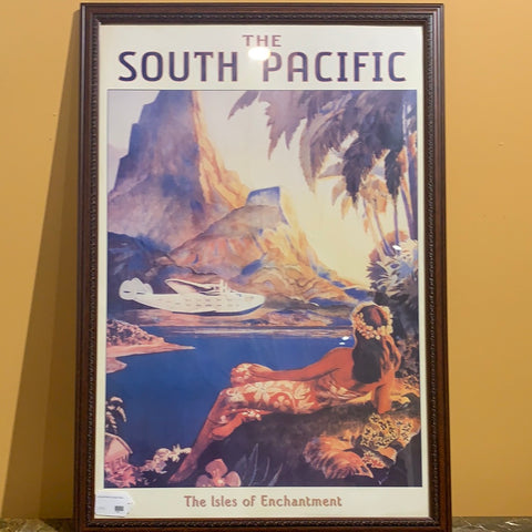 South Pacific Framed Poster