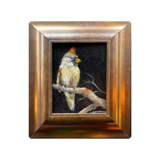 "Northern Male Cardinal"  by Lynda Burkhouse 11" x 13"
