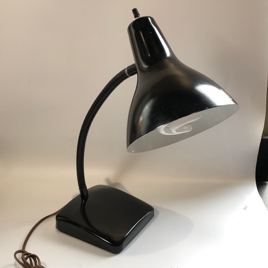 MCM Black Gooseneck Lamp