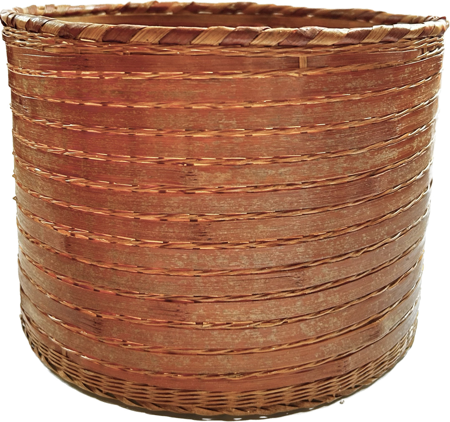 Woven Cylinder Basket 8.5” x 6”