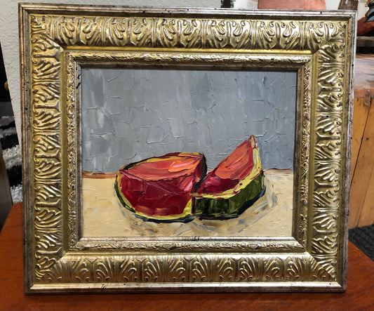 "Watermelon" by K.E. Ken, Oil (13" x 15")