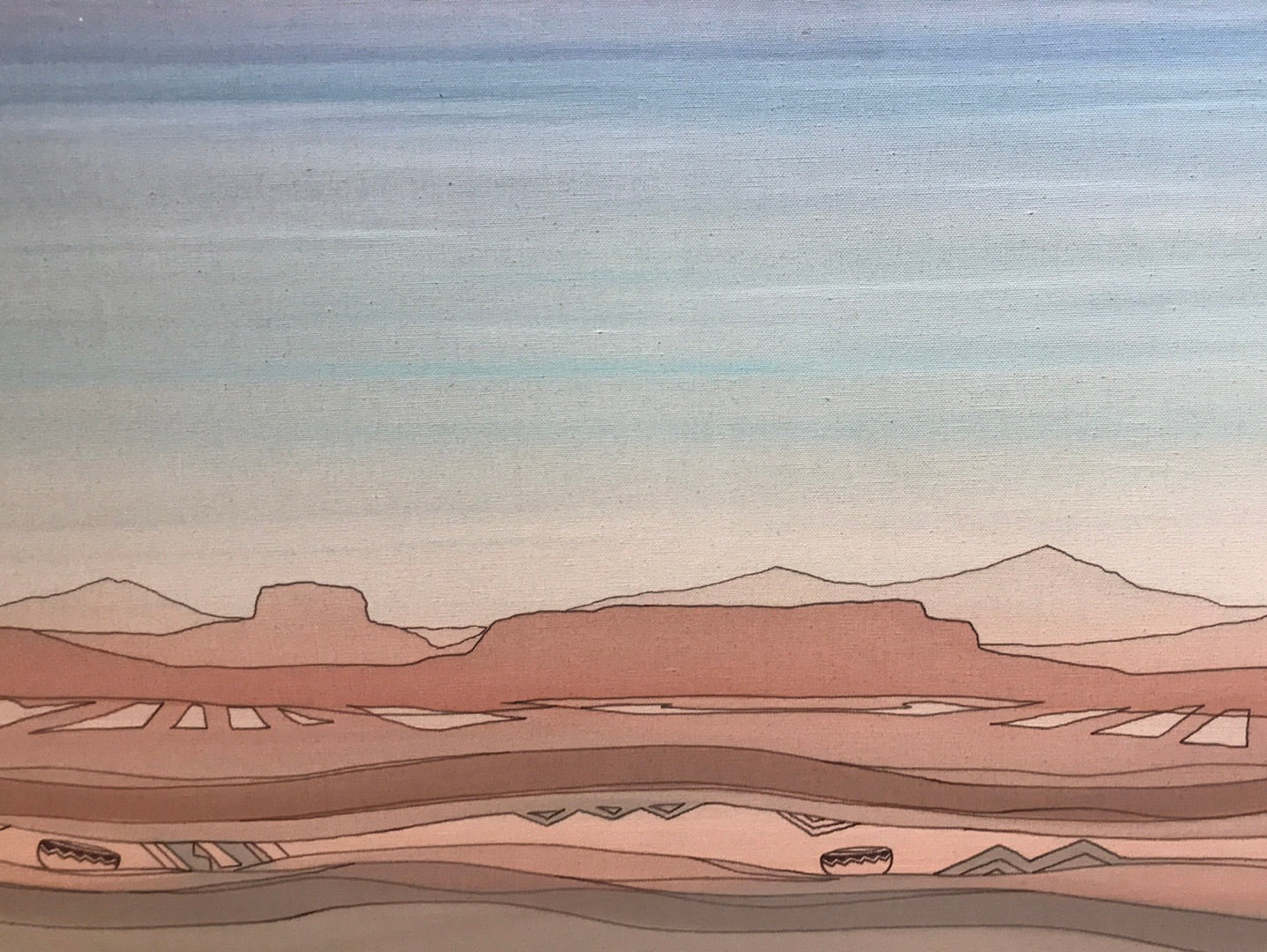 Desert Dusk Kyle Painting