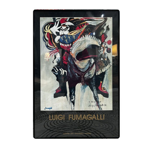 Luigi Fumagalli Signed Framed Print 25.5" x 37"
