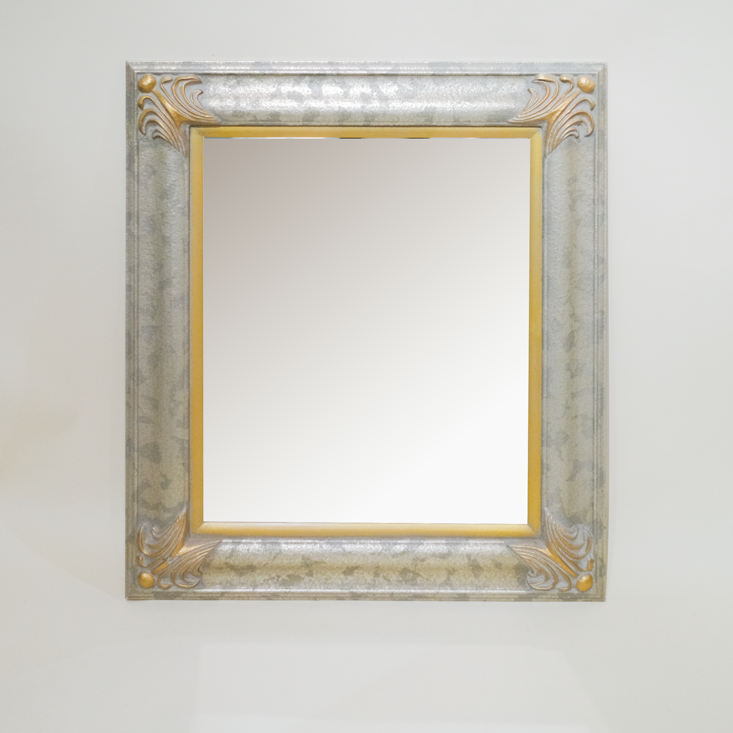 Large Golden Rectangular Mirror 29" x 33.5"