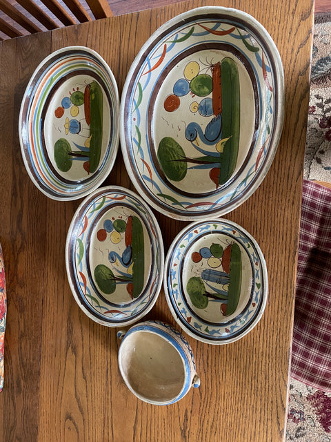 Mexican Pottery 5 Piece SET